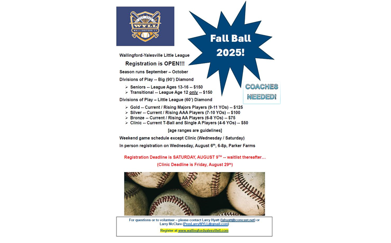 Wallingford/Yalesville Fall Ball
